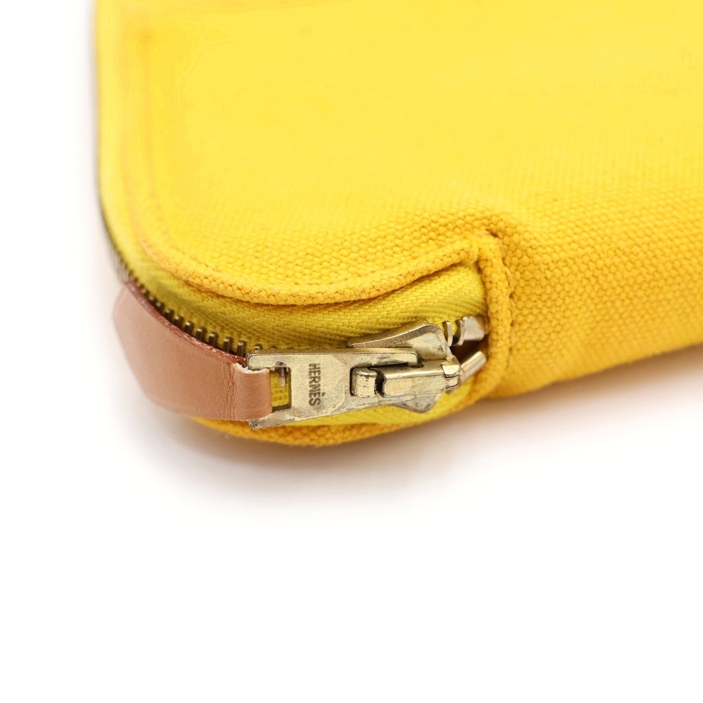 エルメス HERMES ポーチ ヨッティングPM イエロー シルバー金具 HERMES(エルメス) ボリードポーチ グルーミングセット キャンバス