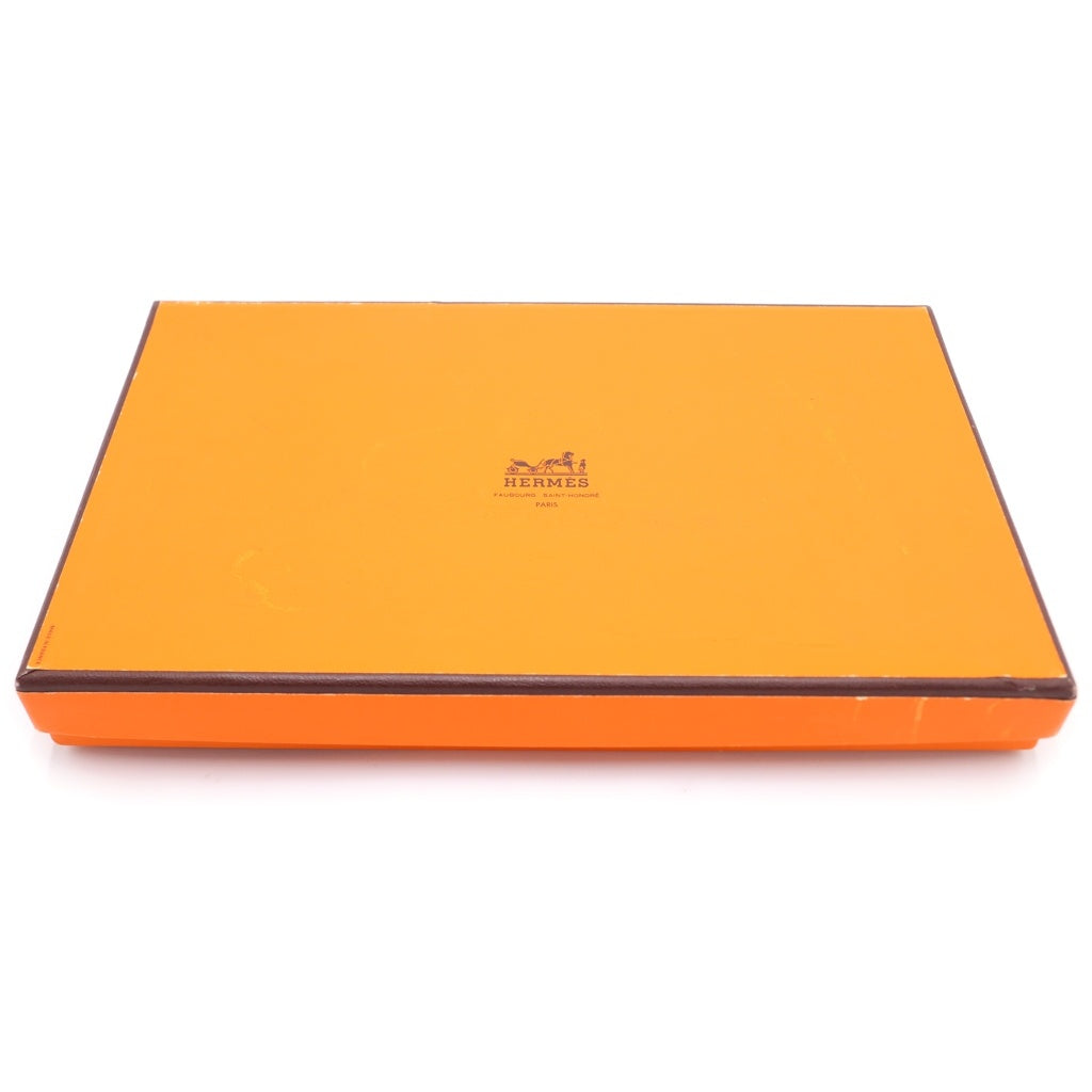 HERMES(エルメス) ボリードポーチ グルーミングセット キャンバス ジョーヌ ハサミ ピンセット イエロー/シルバー