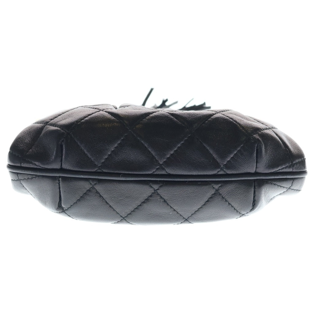 シャネル マトラッセ ラムスキン セカンド クラッチ バッグ ココマーク 黒. CHANEL シャネル マトラッセ ココマーク ラムスキン クラッチ セカンド