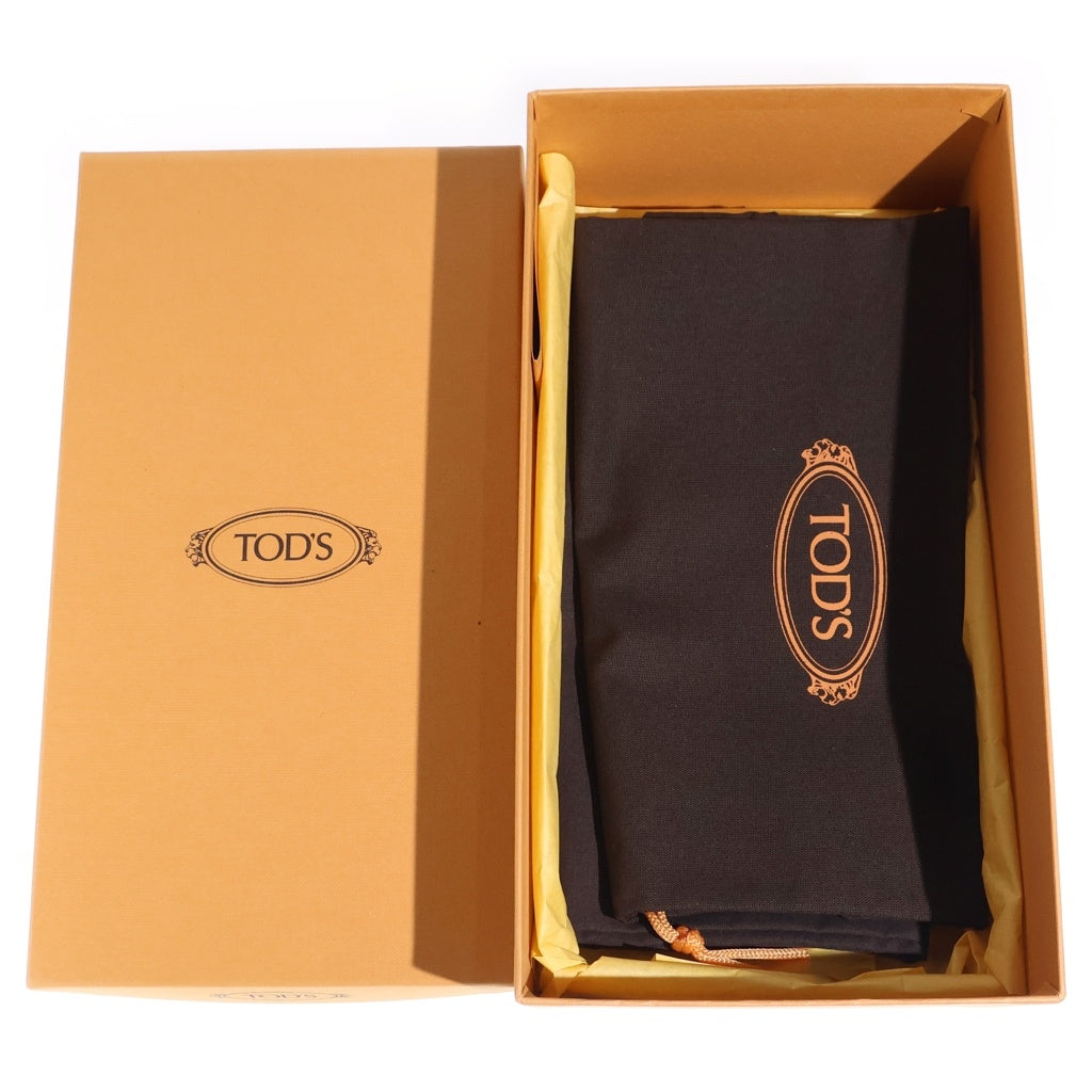 TOD'S(トッズ) トッズ ローファー ブラック×ホワイト レザー #36 2/1 レディース