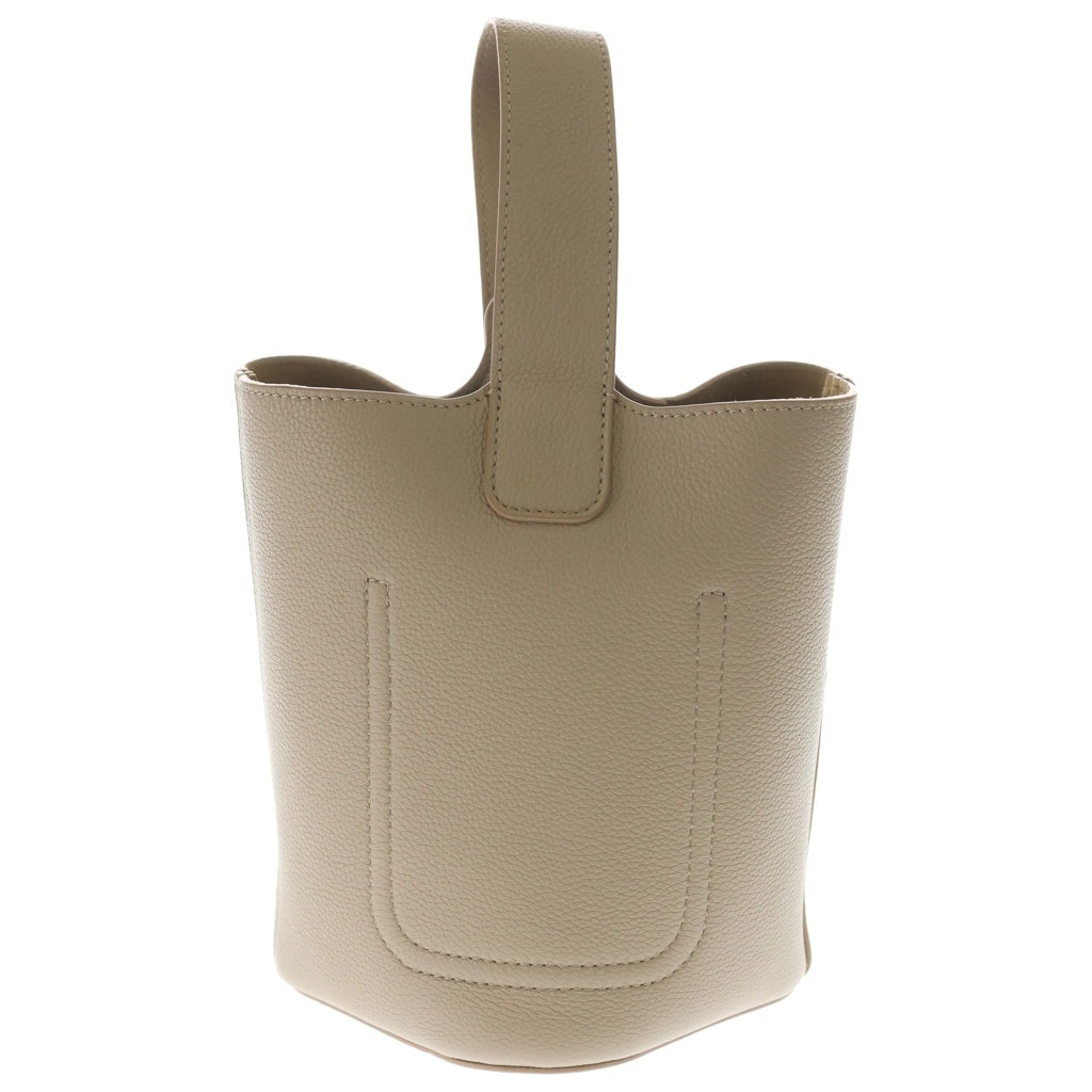 LOEWE(ロエベ) ペブル バケットバッグ ハンドバッグ ミニ ベージュ ソフトグレインカーフ レザー レディース