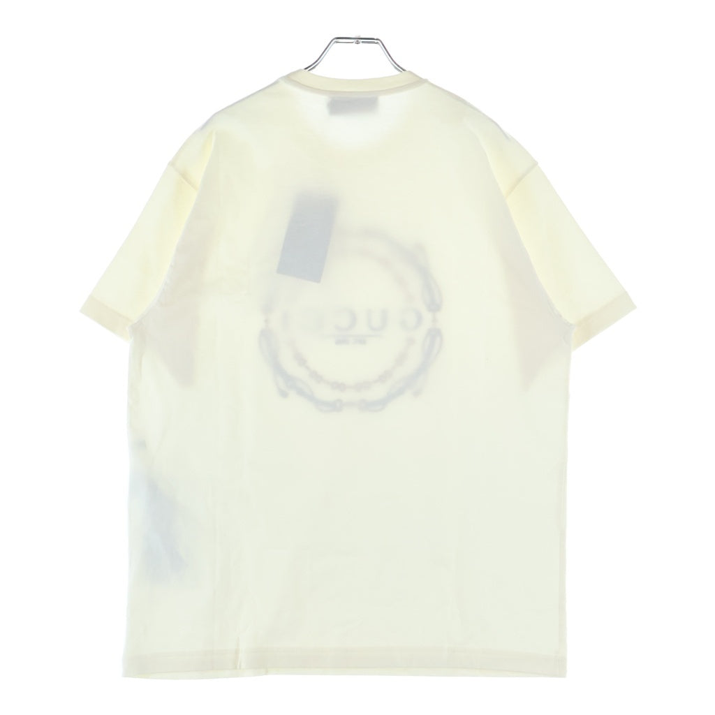 GUCCI(グッチ) ホースビット ロゴ刺繍 クルーネック 半袖Tシャツ