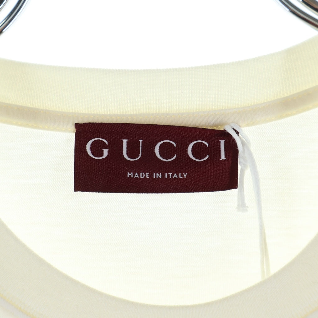 GUCCI(グッチ) ホースビット ロゴ刺繍 クルーネック 半袖Tシャツ