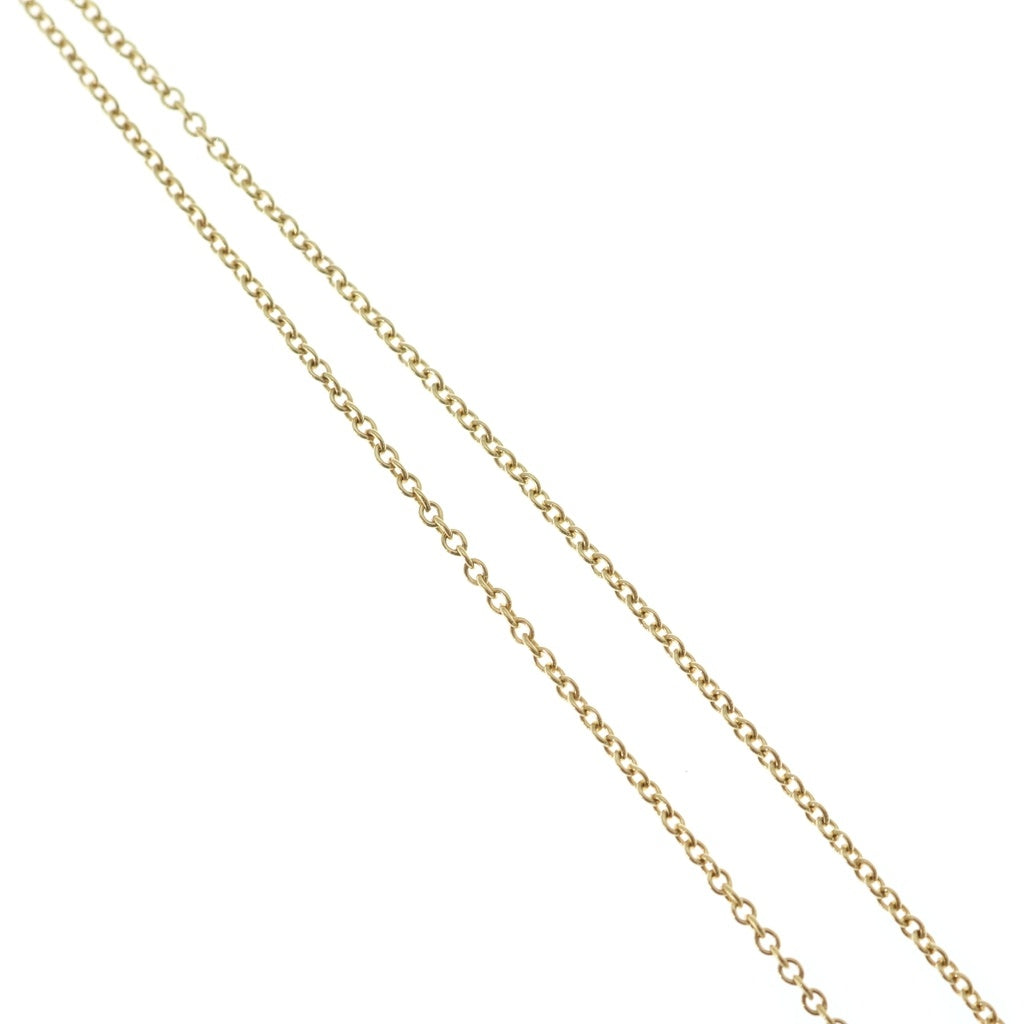 TIFFANY & Co.(ティファニー) トルネード ネックレス ペンダント K18YG イエローゴールド レディース