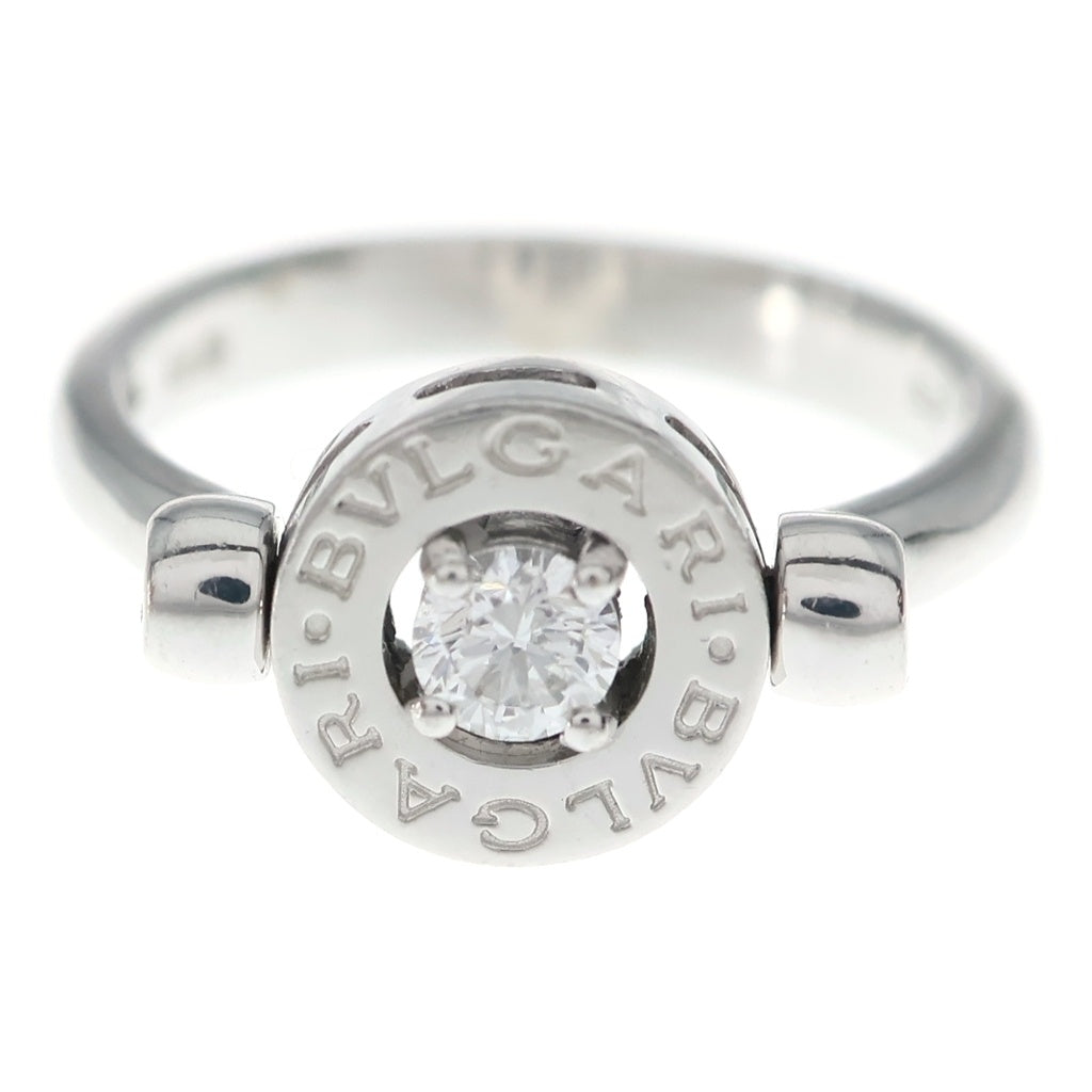 BVLGARI(ブルガリ) ブルガリブルガリ フリップリング ダイヤ シルバー 750WG #52 6.4g