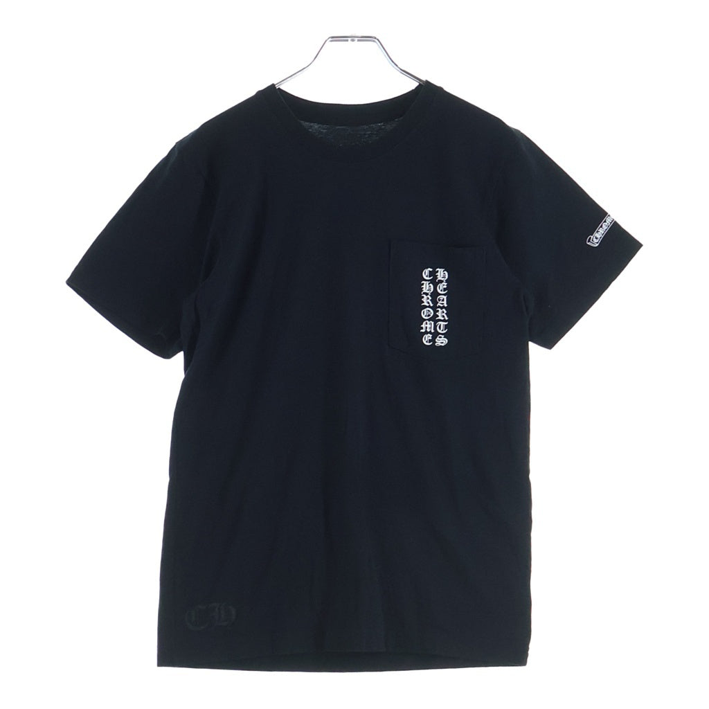 CHROME HEARTS(クロムハーツ) スクロールラベル 半袖Tシャツ ブラック #S レディース