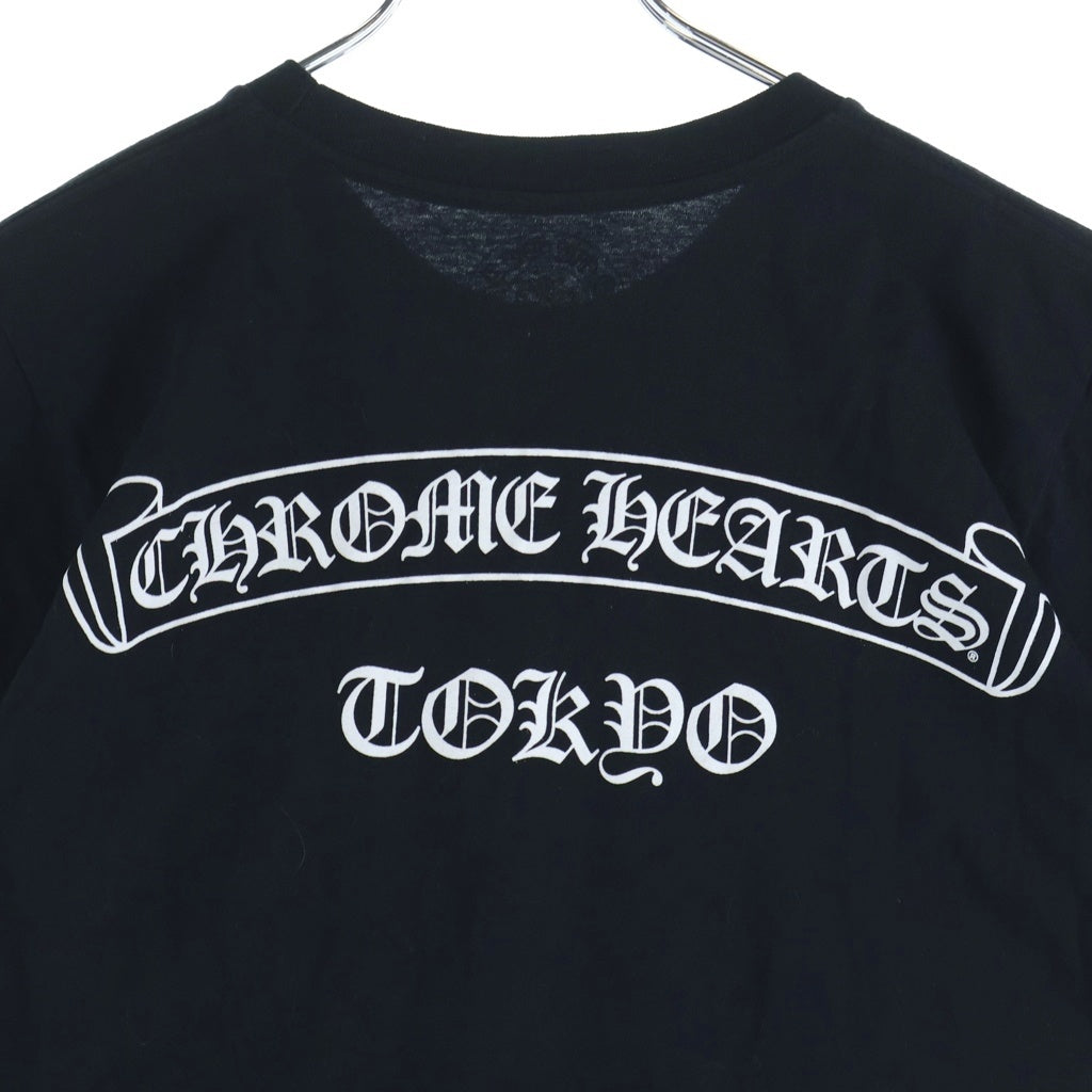CHROME HEARTS(クロムハーツ) スクロールラベル 半袖Tシャツ ブラック #S レディース