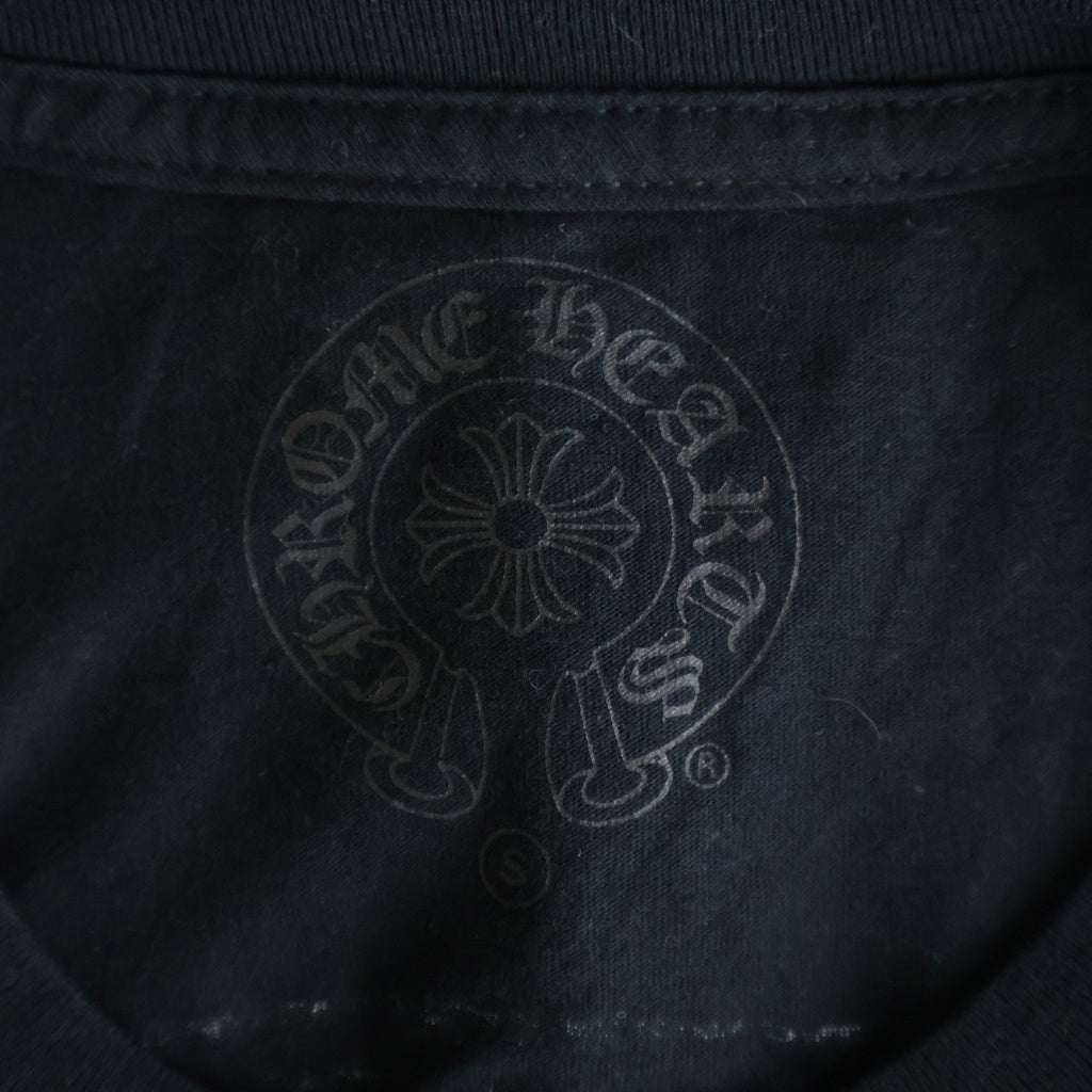 CHROME HEARTS(クロムハーツ) スクロールラベル 半袖Tシャツ ブラック #S レディース
