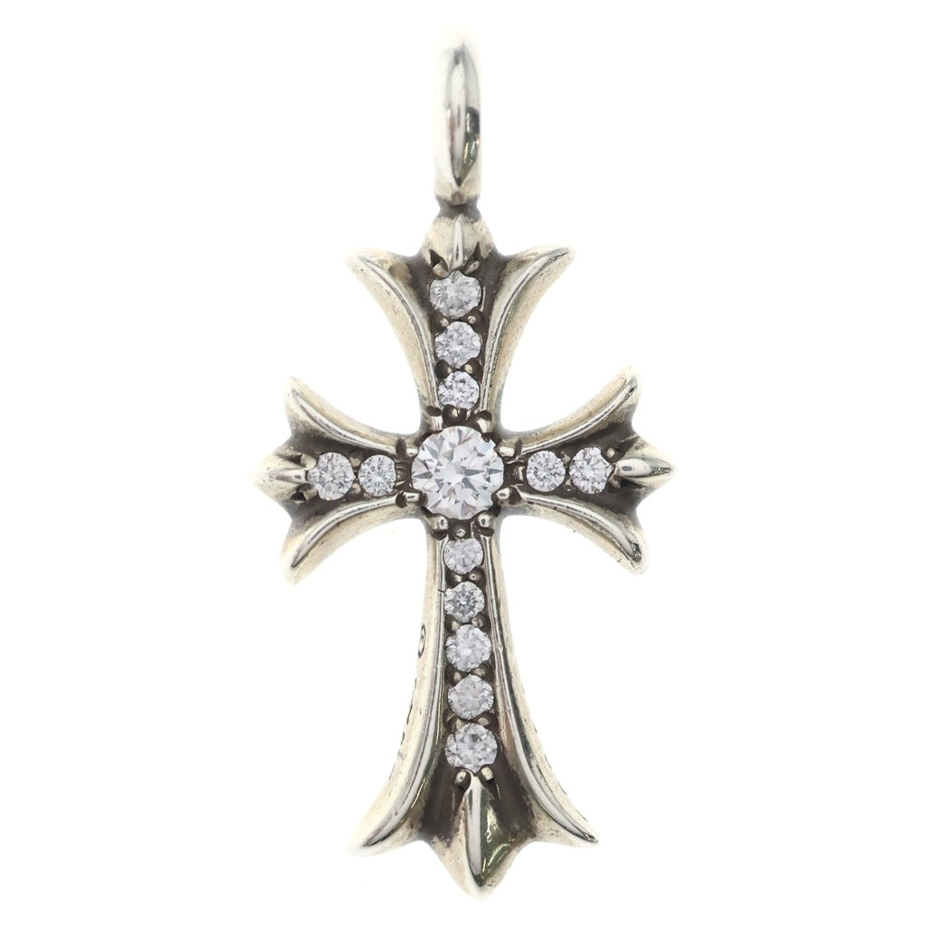 CHROME HEARTS(クロムハーツ) TNY CRSF P/DIA タイニーファットクロス PAVEダイヤ ペンダントトップ シルバー BCA323