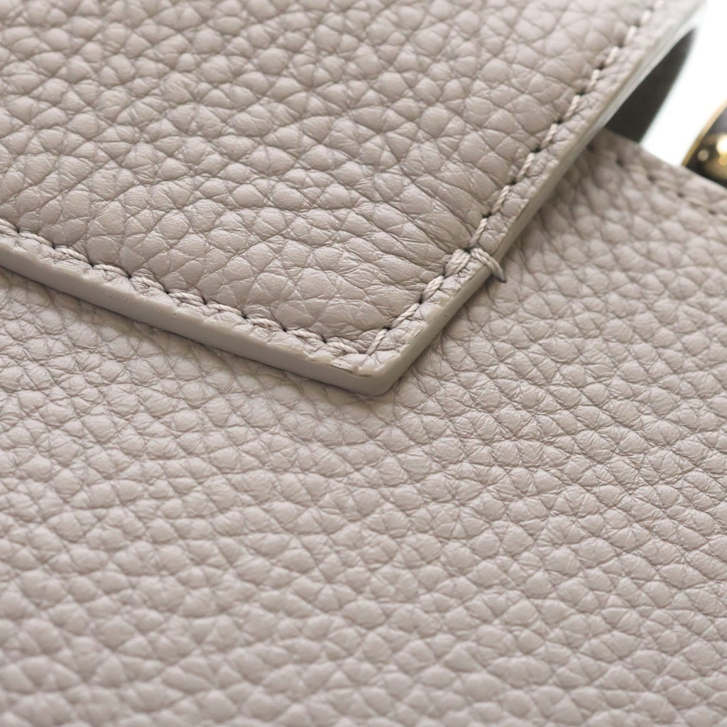LOUIS VUITTON(ルイヴィトン) カプシーヌPM 2way ハンドバッグ ショルダーバッグ グレー トリヨンレザー M57029 ゴールド金具 レディース