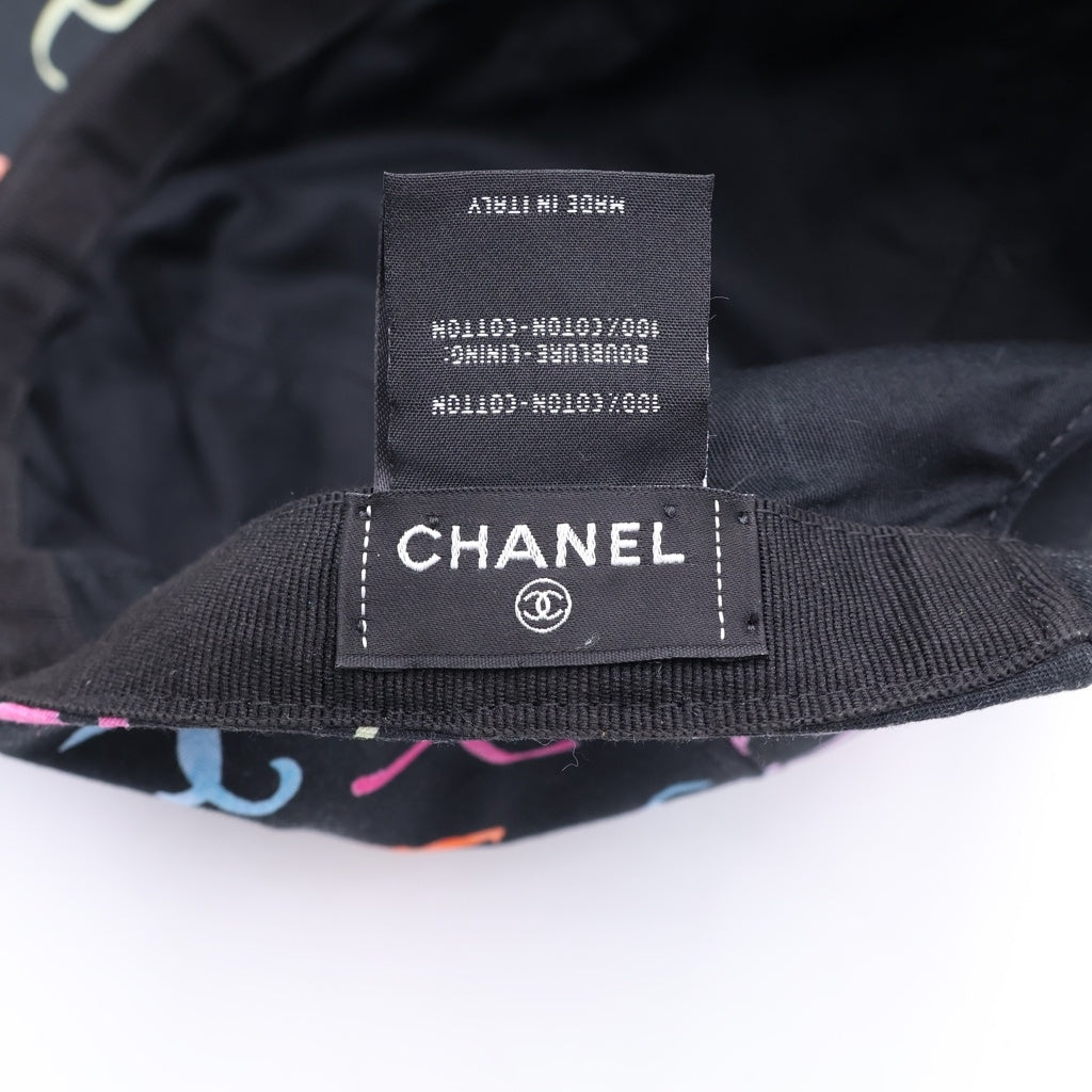 CHANEL(シャネル) 2024SS CCマルチ ココマーク ベースボールキャップ ブラック レディース