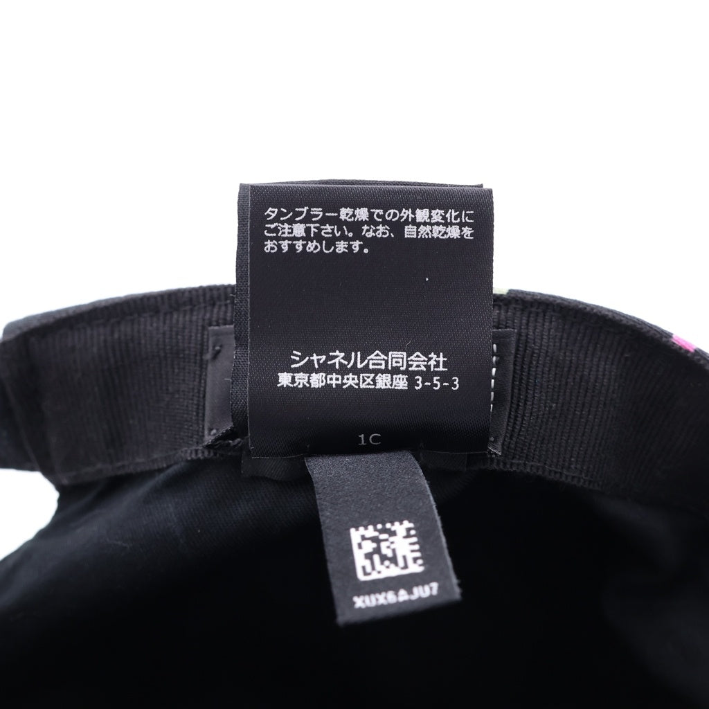 CHANEL(シャネル) 2024SS CCマルチ ココマーク ベースボールキャップ ブラック レディース