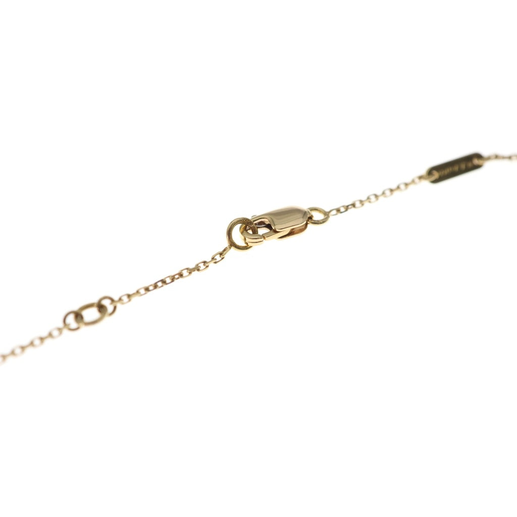 Van Cleef & Arpels(ヴァンクリーフアンドアーペル) スウィートアルハンブラ カーネリアン Au750 K18PG ネックレス ピンクゴールド/レッド レディース