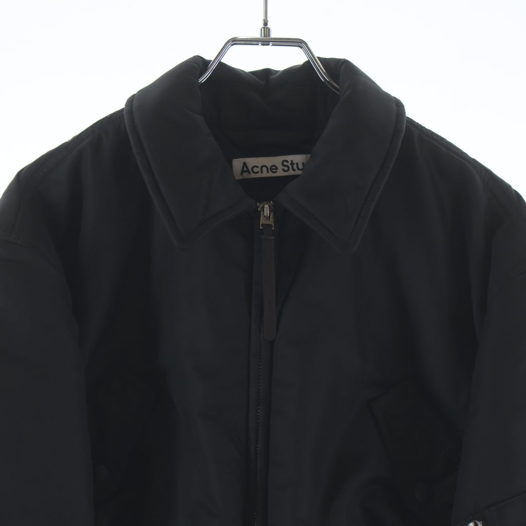 Acne Studios(アクネ ストゥディオズ) クロップド ボンバージャケット ブラック 32 レディース