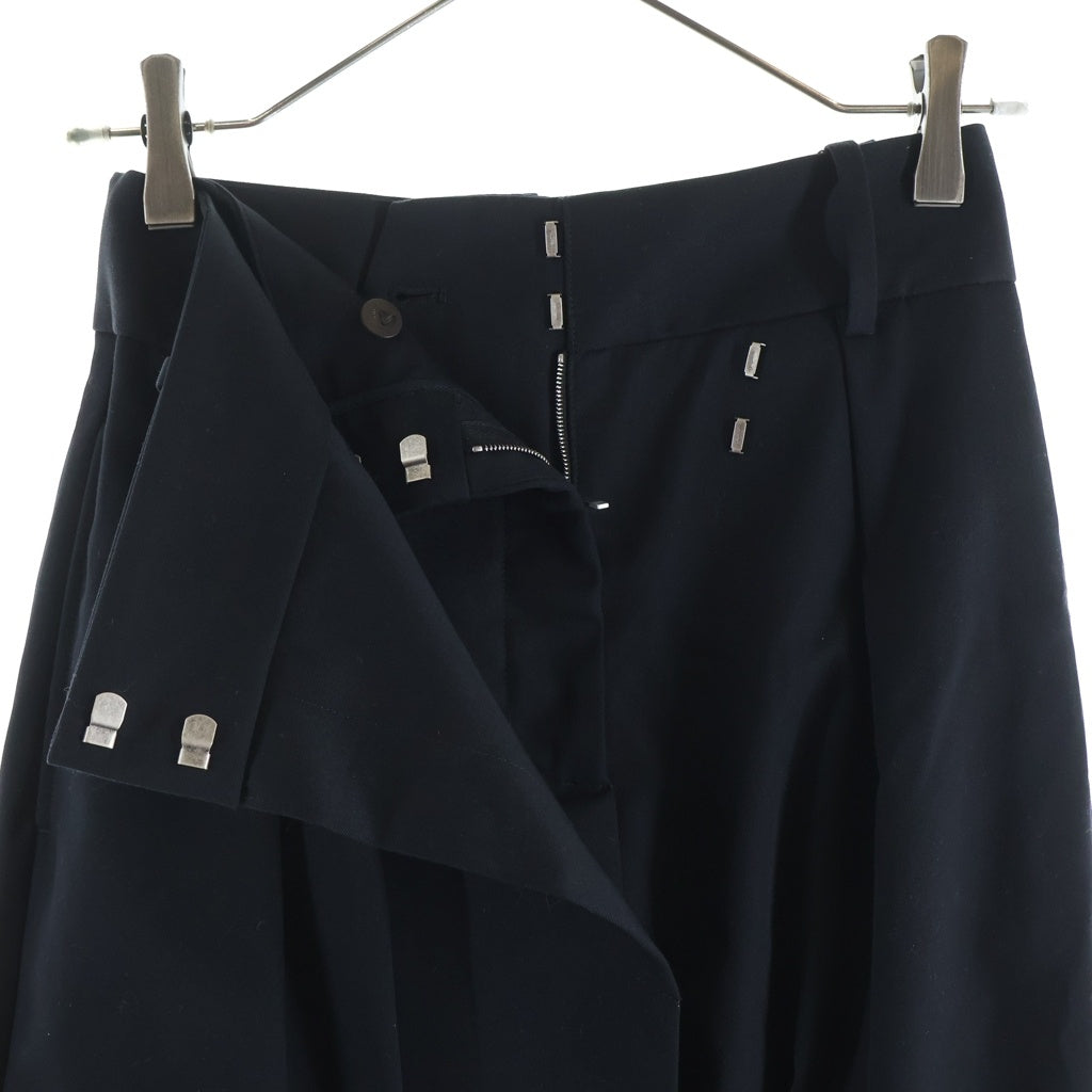 LOEWE(ロエベ) ロエベ ラップスカート ブラック コットン 32 レディース