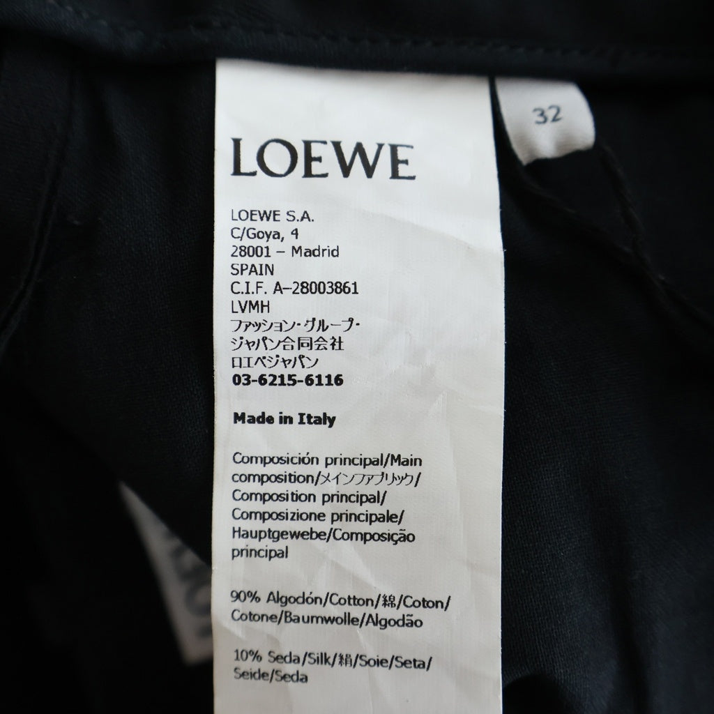 LOEWE(ロエベ) ロエベ ラップスカート ブラック コットン 32 レディース