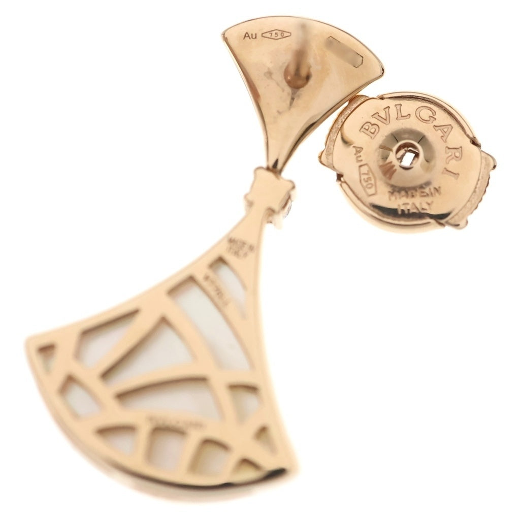 BVLGARI(ブルガリ) ディーヴァドリーム スイング ダイヤシェルピアス K18PG ピンクゴールド レディース