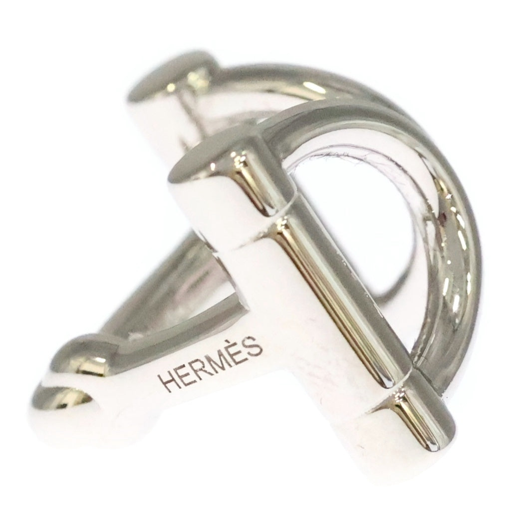 HERMES(エルメス) ミニドゥブルD スカーフリング シルバー レディース