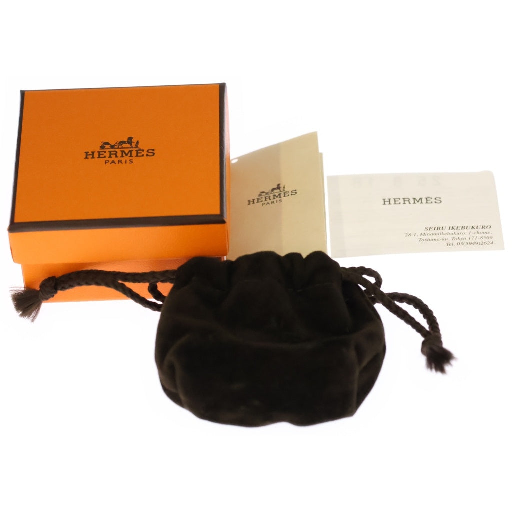 HERMES(エルメス) ミニドゥブルD スカーフリング シルバー レディース