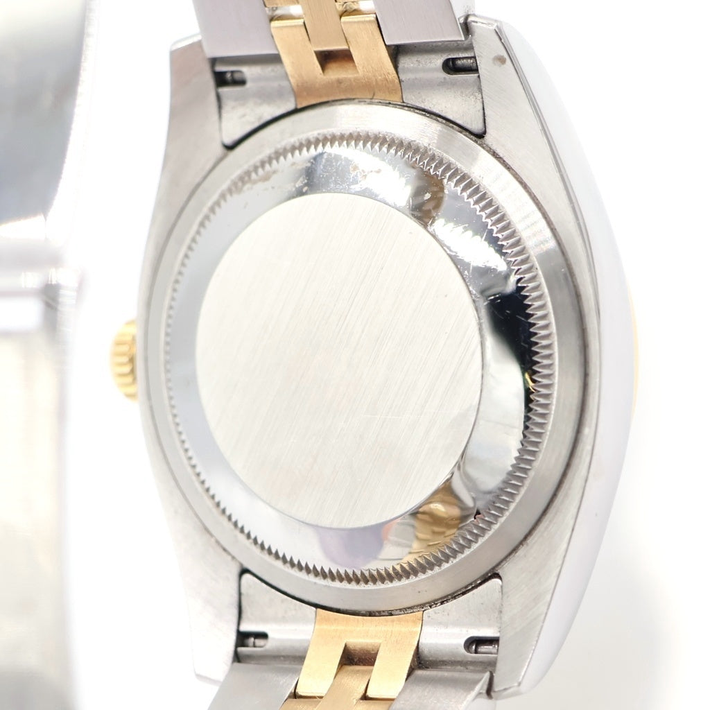 ROLEX(ロレックス) デイトジャスト シェル文字盤 10Pダイヤ 自動巻き 腕時計 K18YG イエローゴールド/シルバー 116233NG