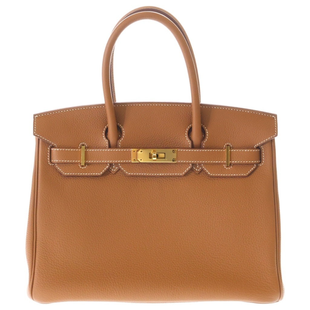 HERMES(エルメス) バーキン30 トゴ ゴールド金具 U刻印 ハンドバッグ ゴールド レディース