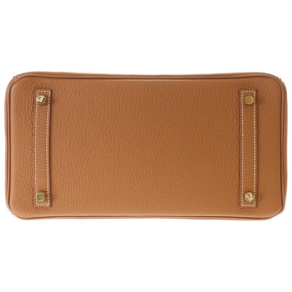 HERMES(エルメス) バーキン30 トゴ ゴールド金具 U刻印 ハンドバッグ ゴールド レディース