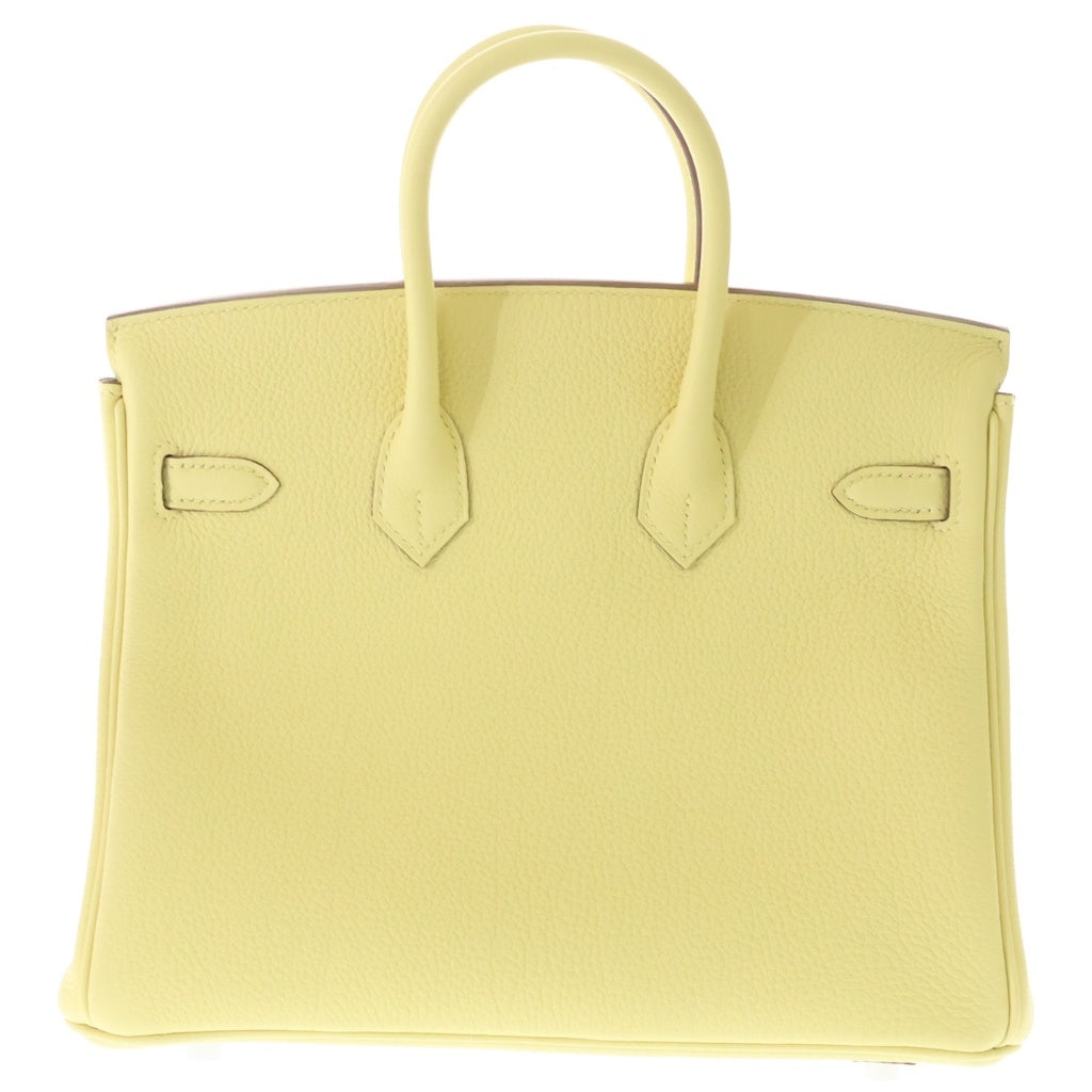 HERMES(エルメス) バーキン25 トゴ シルバー金具 ハンドバッグ K刻印 イエロー系 レディース