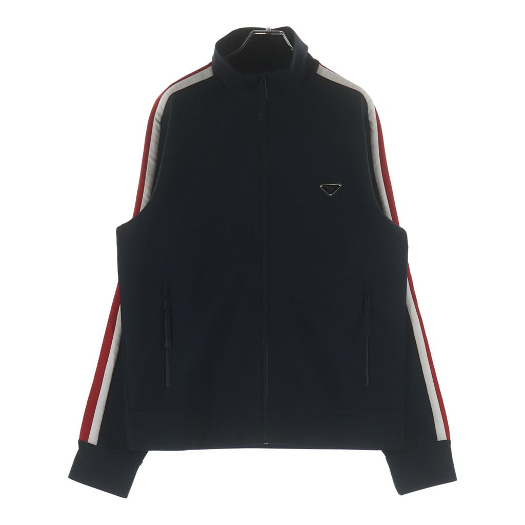 PRADA(プラダ) サイドラインテープ トラックジャケット ブラック #L