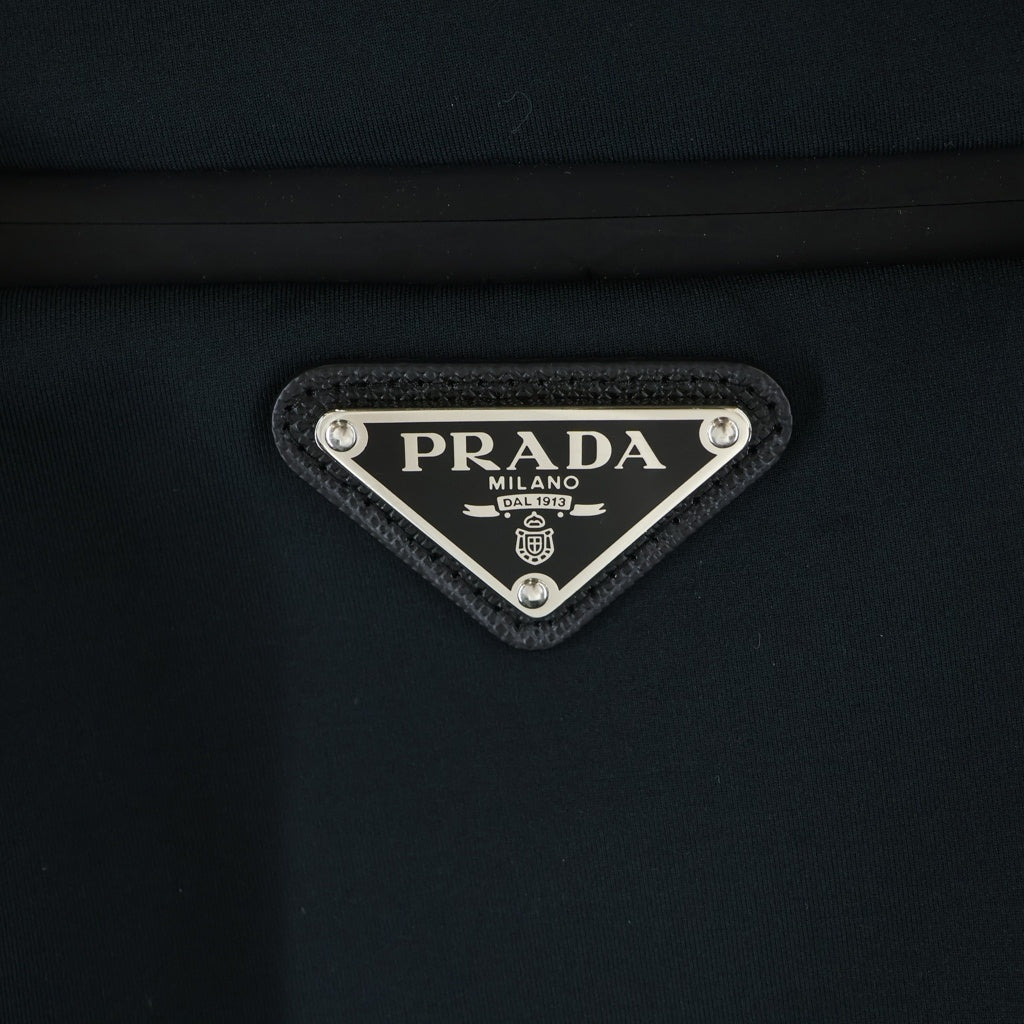 PRADA(プラダ) サイドラインテープ トラックパンツ ブラック #L