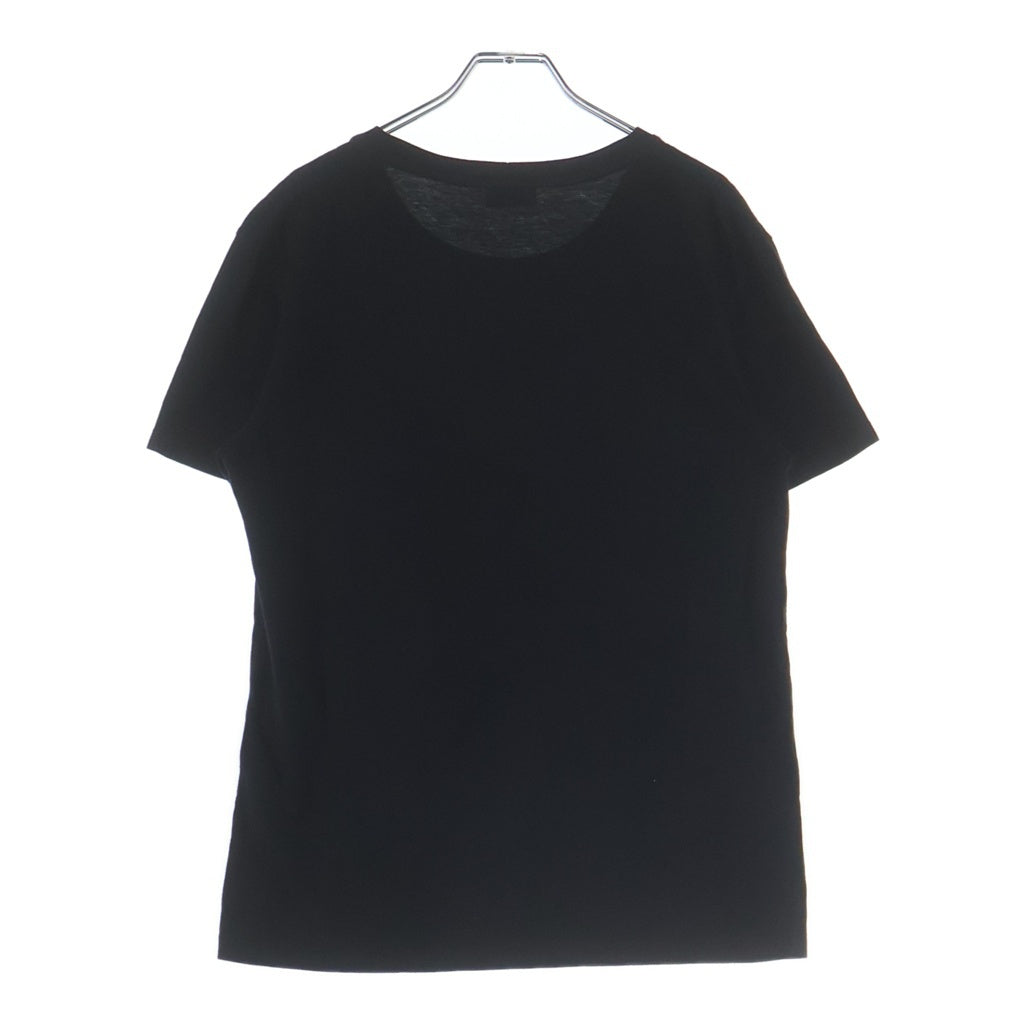 CELINE(セリーヌ) ロゴ刺繍 クルーネック 半袖 Tシャツ カットソー ブラック 2X486114L