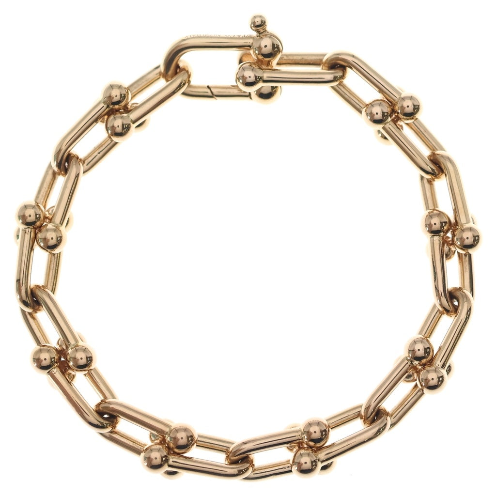 TIFFANY & Co.(ティファニー) ハードウェア ミディアムリンク ブレスレット ピンクゴールド Au750PG レディース