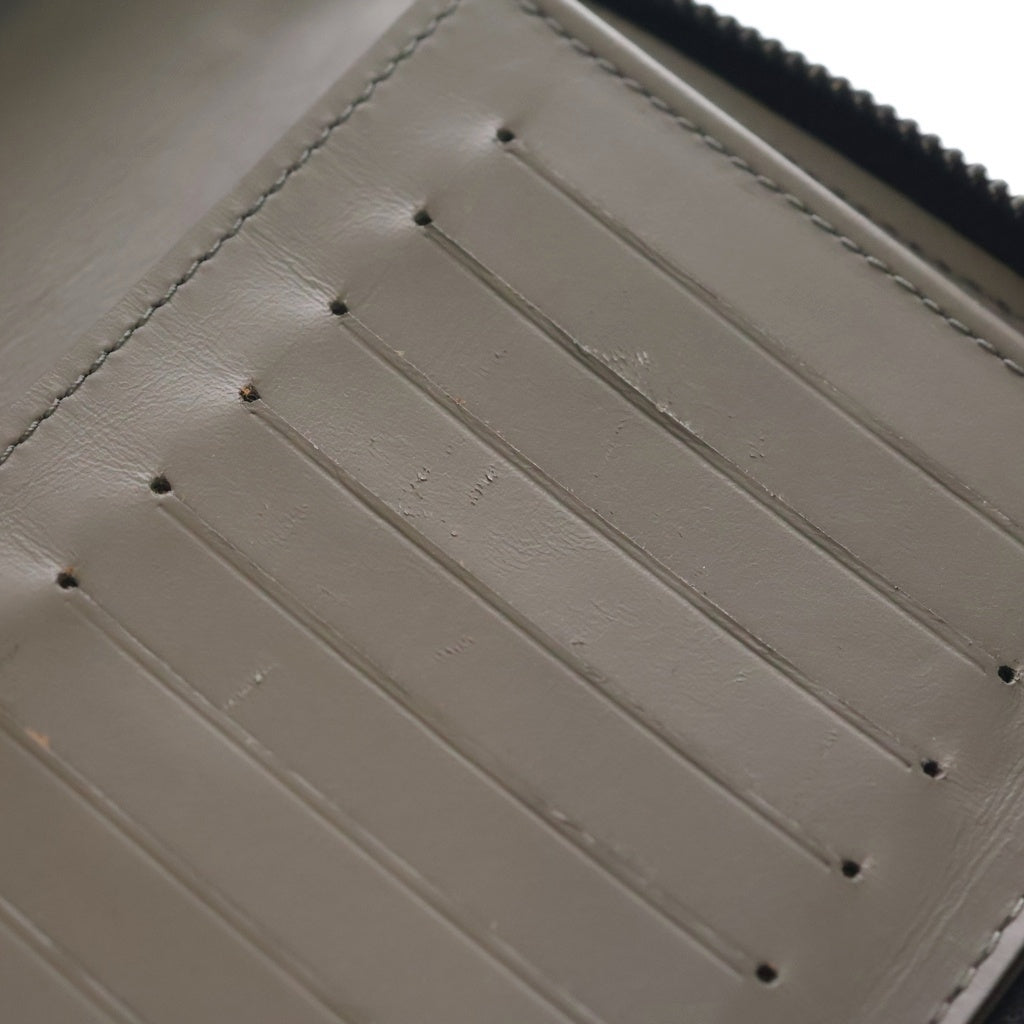 LOUIS VUITTON(ルイヴィトン) モノグラムシャドウ ジッピーウォレットヴェルティカル ロングウォレット カードけケース 長財布 グレー レザー M81384 シルバー金具 レディース