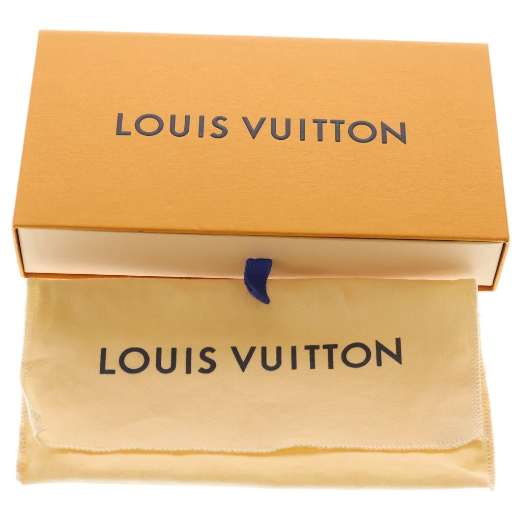 LOUIS VUITTON(ルイヴィトン) モノグラムシャドウ ジッピーウォレットヴェルティカル ロングウォレット カードけケース 長財布 グレー レザー M81384 シルバー金具 レディース