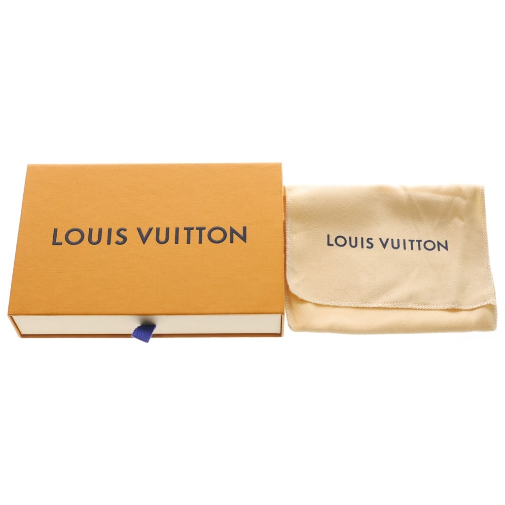 LOUIS VUITTON(ルイヴィトン) LV×TM モノグラムマルチカラー ポルトフォイユ コンパクトウォレット 二つ折り財布 コインケース ブラック レザー M14163 シルバー金具 レディース