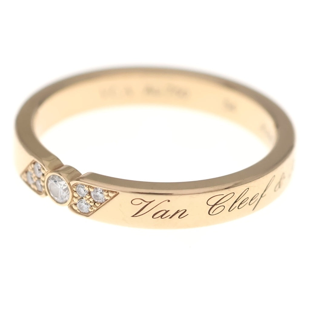 Van Cleef & Arpels(ヴァンクリーフアンドアーペル) トゥージュール シニアチュール エトワール ダイヤ マリッジリング Au750PG K18 ピンクゴールド VCARP7RE49 レディース