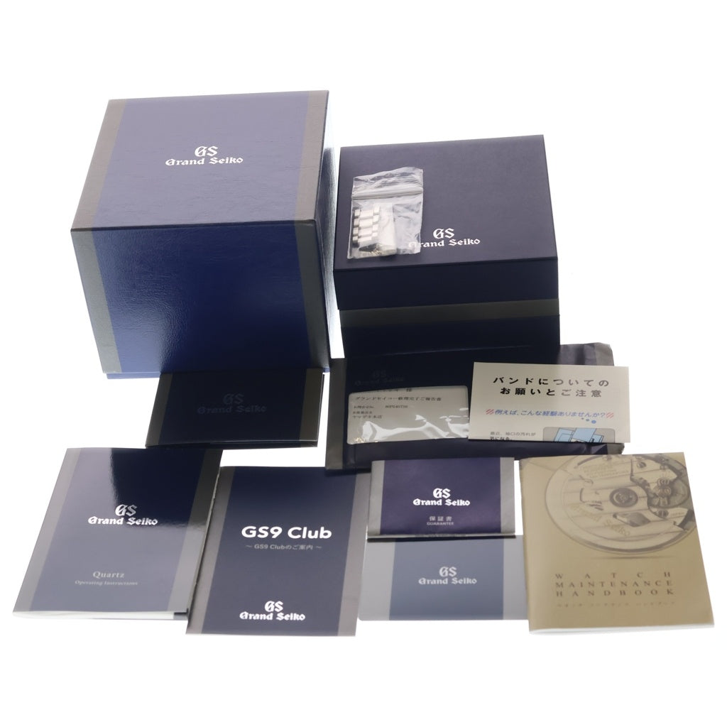 GRAND SEIKO(グランドセイコー) ヘリテージコレクション 60周年記念限定モデル 青文字盤 SS/QZ ステンレス クオーツ クォーツ 腕時計 SBGP007 メンズ