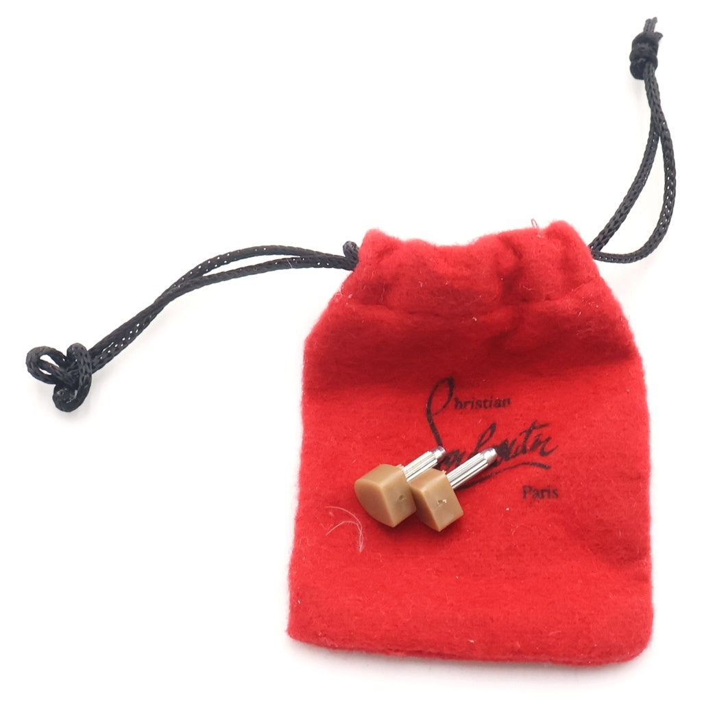 CHRISTIAN LOUBOUTIN(クリスチャンルブタン) グリッターラメヒールパンプス シルバー #35 レディース
