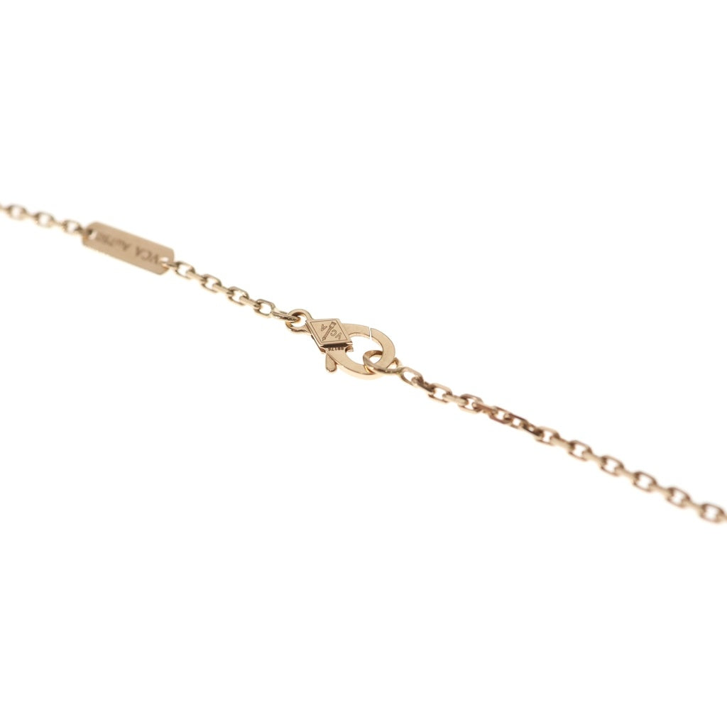 Van Cleef & Arpels(ヴァンクリーフアンドアーペル) マジックアルハンブラ マザーオブパール 1モチーフ ロングネックレス Au750PG VCARP61200 ピンクゴールド レディース