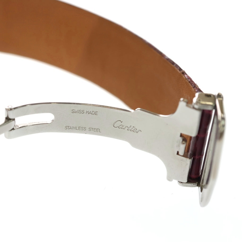 Cartier(カルティエ) パシャ グリッド 150周年記念 SS×革/AT ステンレス オートマ 自動巻き 腕時計 W3102255 シルバー文字盤