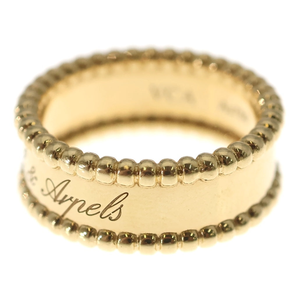 Van Cleef & Arpels(ヴァンクリーフアンドアーペル) ペルレ シニアチュールリング Au750 K18YG #54 イエローゴールド レディース