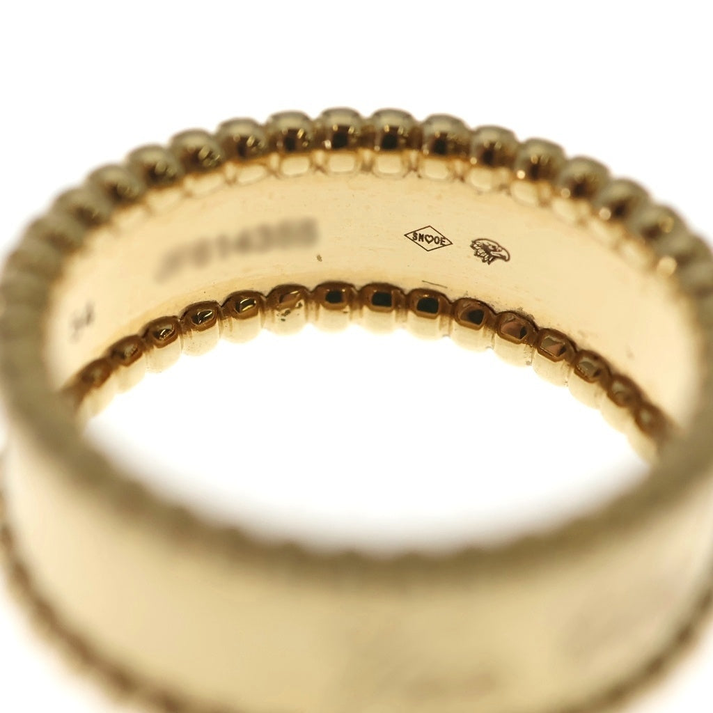 Van Cleef & Arpels(ヴァンクリーフアンドアーペル) ペルレ シニアチュールリング Au750 K18YG #54 イエローゴールド レディース