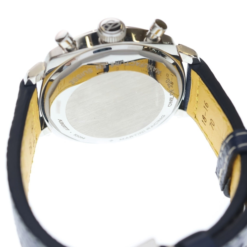 BREITLING(ブライトリング) トップタイム B01 レーシング マルティーニレーシング SS×革/AT ステンレス オートマ 自動巻き 腕時計 AB01772A1G1X1 AB0177 白/青文字盤 レディース