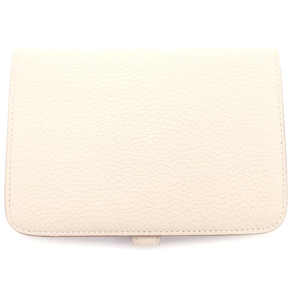HERMES(エルメス) ドゴン コンパクト トリヨン シルバー金具 二つ折り