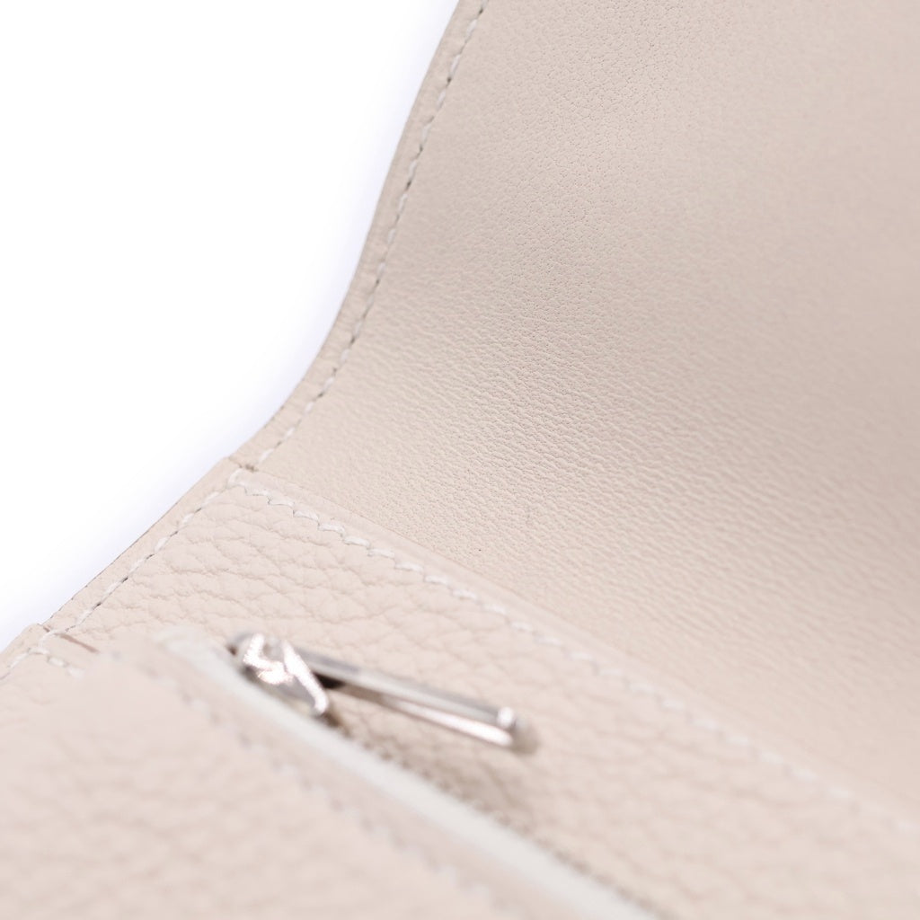 HERMES(エルメス) ドゴン コンパクト トリヨン シルバー金具 二つ折り