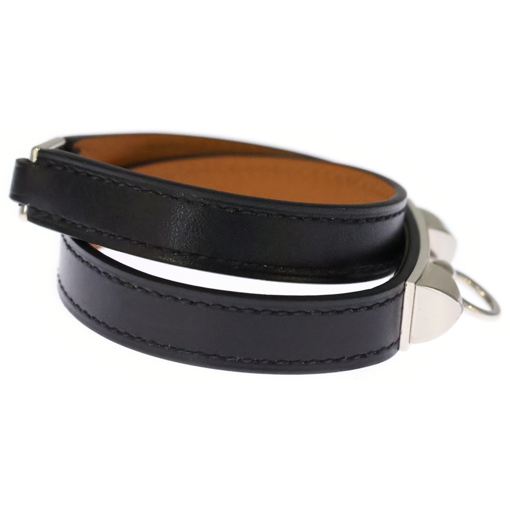 HERMES(エルメス) リヴァル ドゥブルトゥール レザー シルバー金具