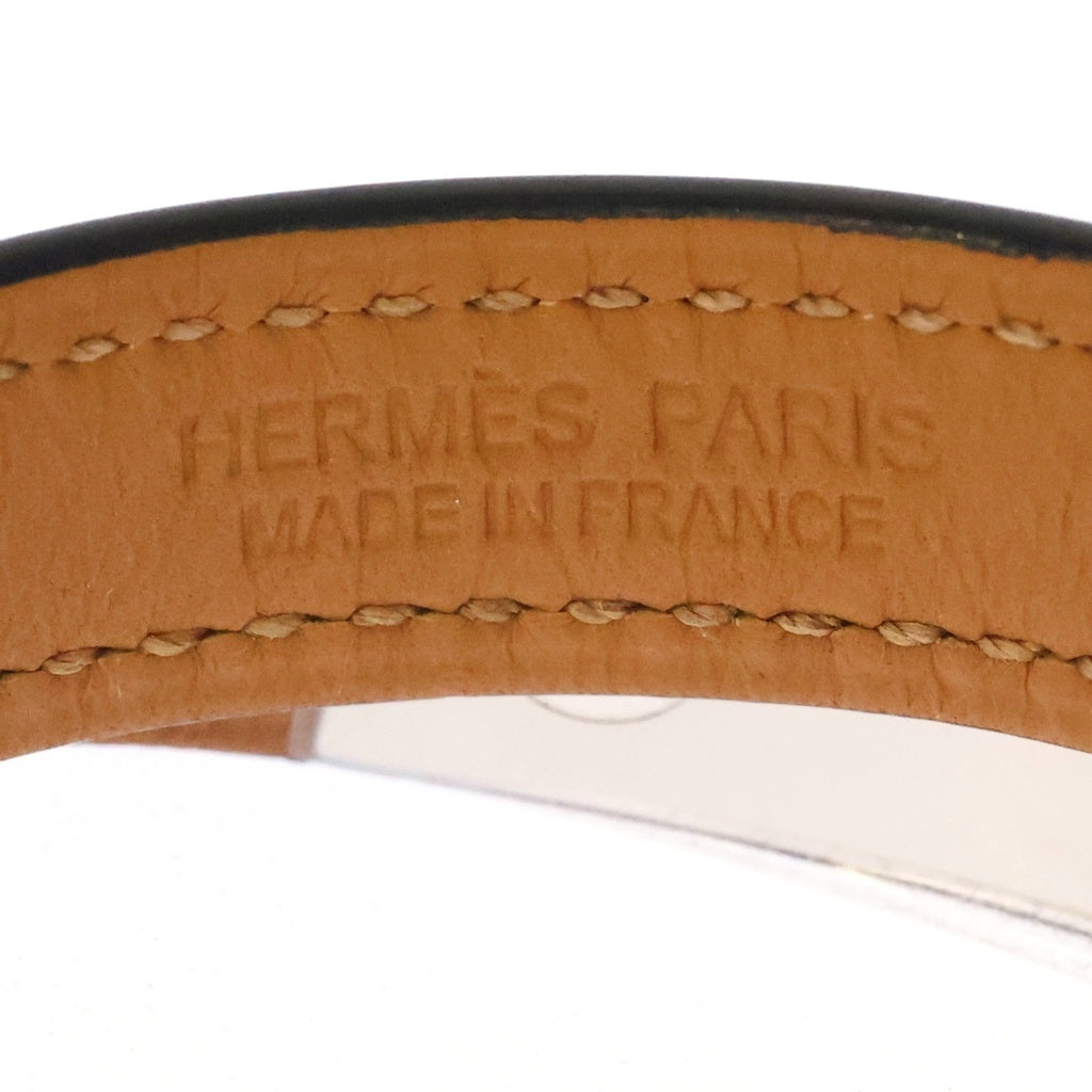 HERMES(エルメス) リヴァル ドゥブルトゥール レザー シルバー金具