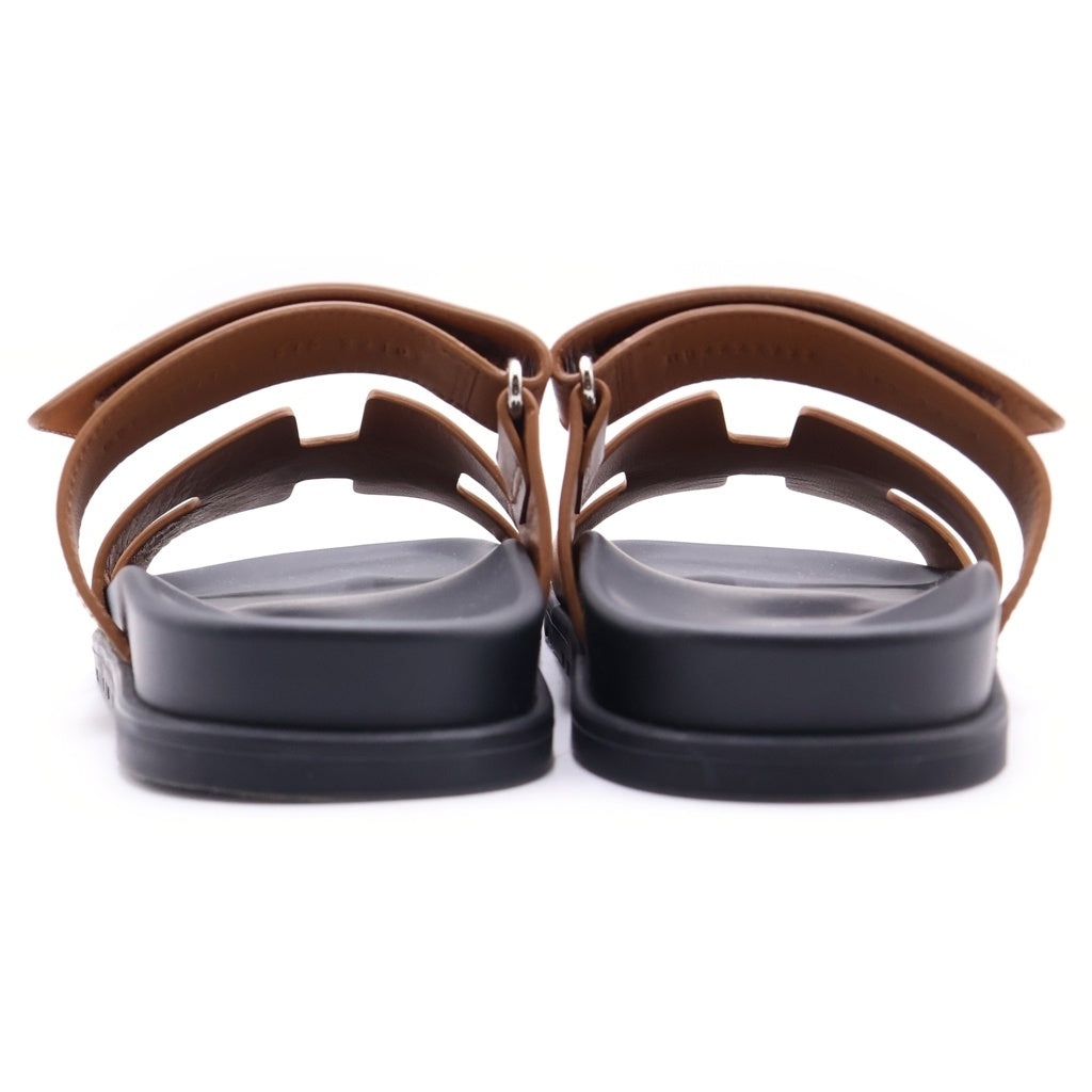 HERMES(エルメス) シプレ レザーサンダル ブラウン #37.5 レディース