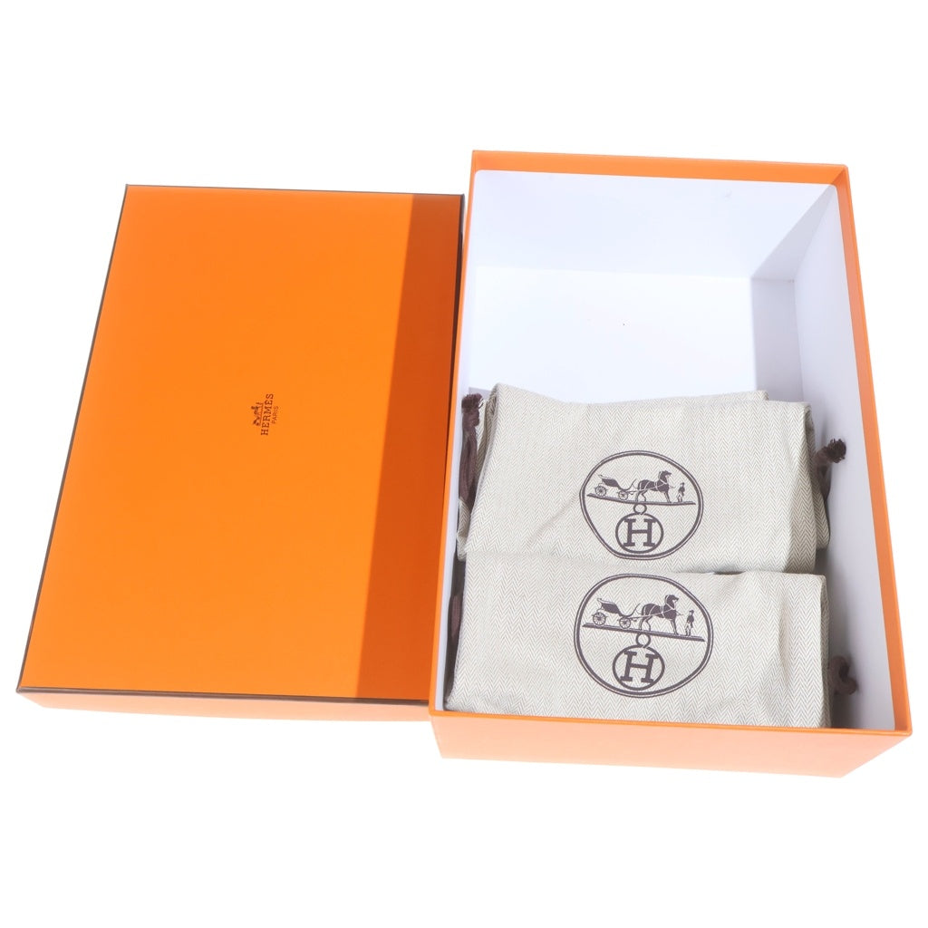 HERMES(エルメス) デスタン レザーローファー ブラウン #37 レディース