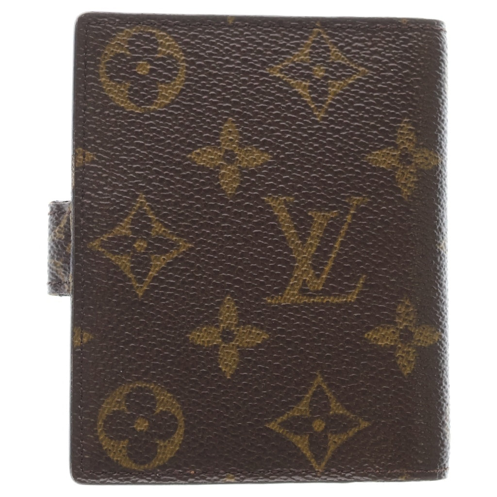 LOUIS VUITTON(ルイヴィトン) モノグラム アジェンダ ミニ PVC レザー 手帳カバー カードケース R20007 ブラウン