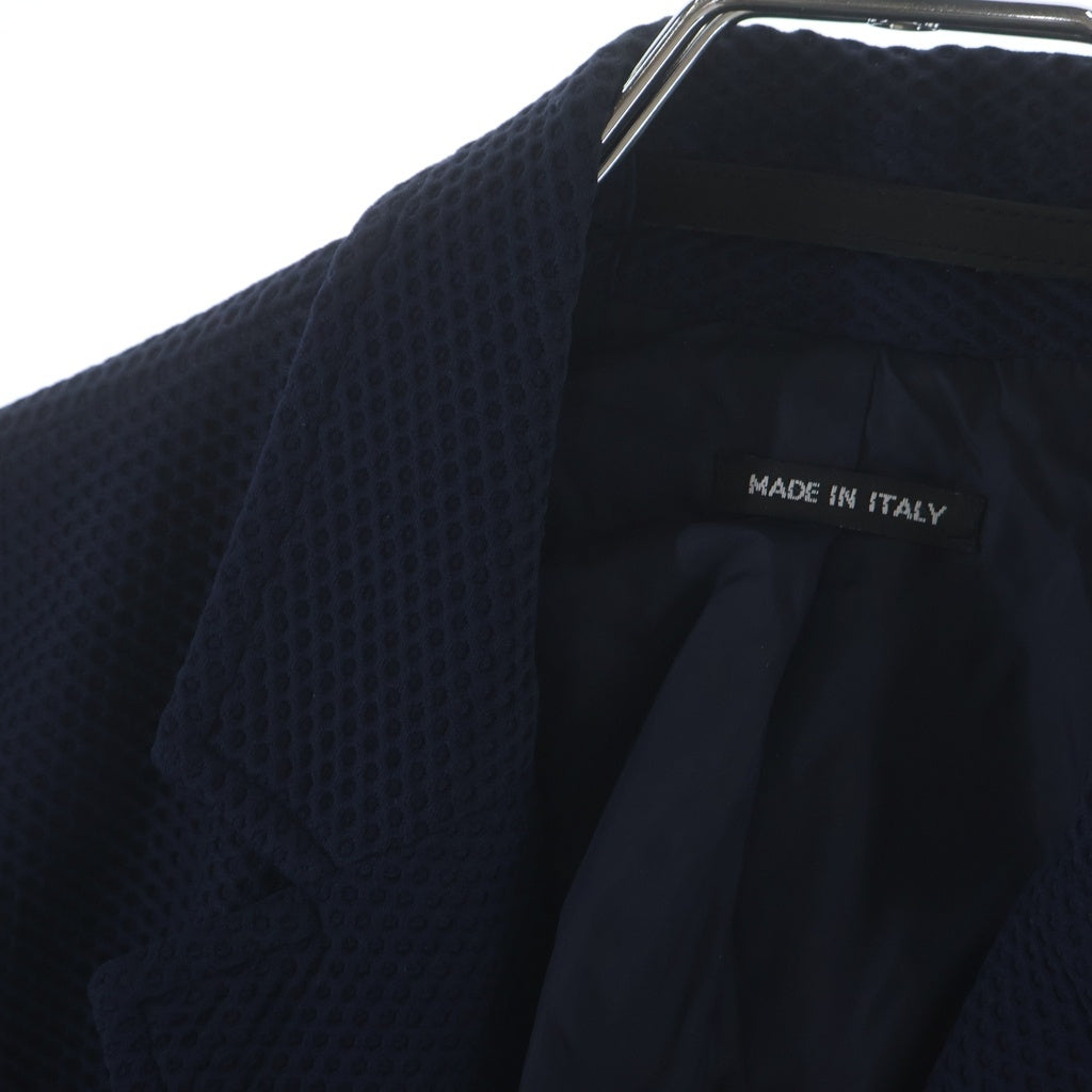 GIORGIO ARMANI(ジョルジオアルマーニ) テーラードジャケット ネイビー ポリミアド #46 NSG01W NS951